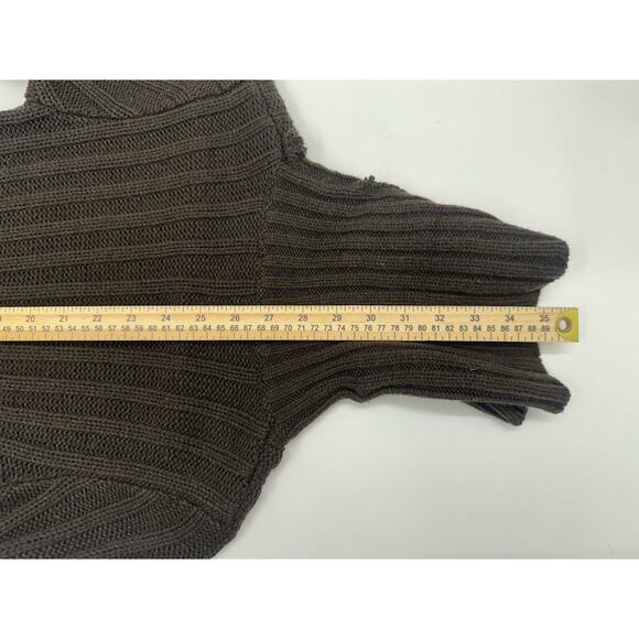 The Limited Womens Sweater Size XS Brown Knit Long Sleeve Turtleneck - Picture 11 of 12